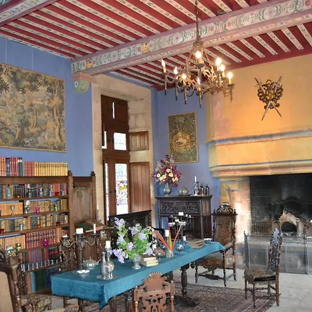 Chateau De Peufeilhoux לינה וארוחת בוקר Vallon-en-Sully